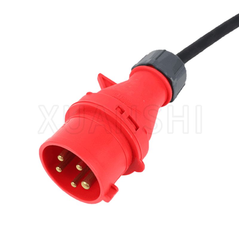 IP44 5-контактный промышленный удлинитель XS-GY003, XS-GY003Z